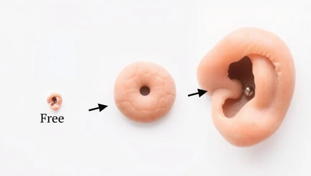 Hur snabbt växer hål i öronen igen