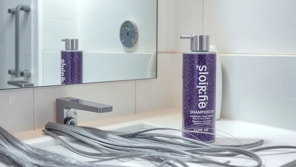 Poly color tonings-shampoo för grått hår